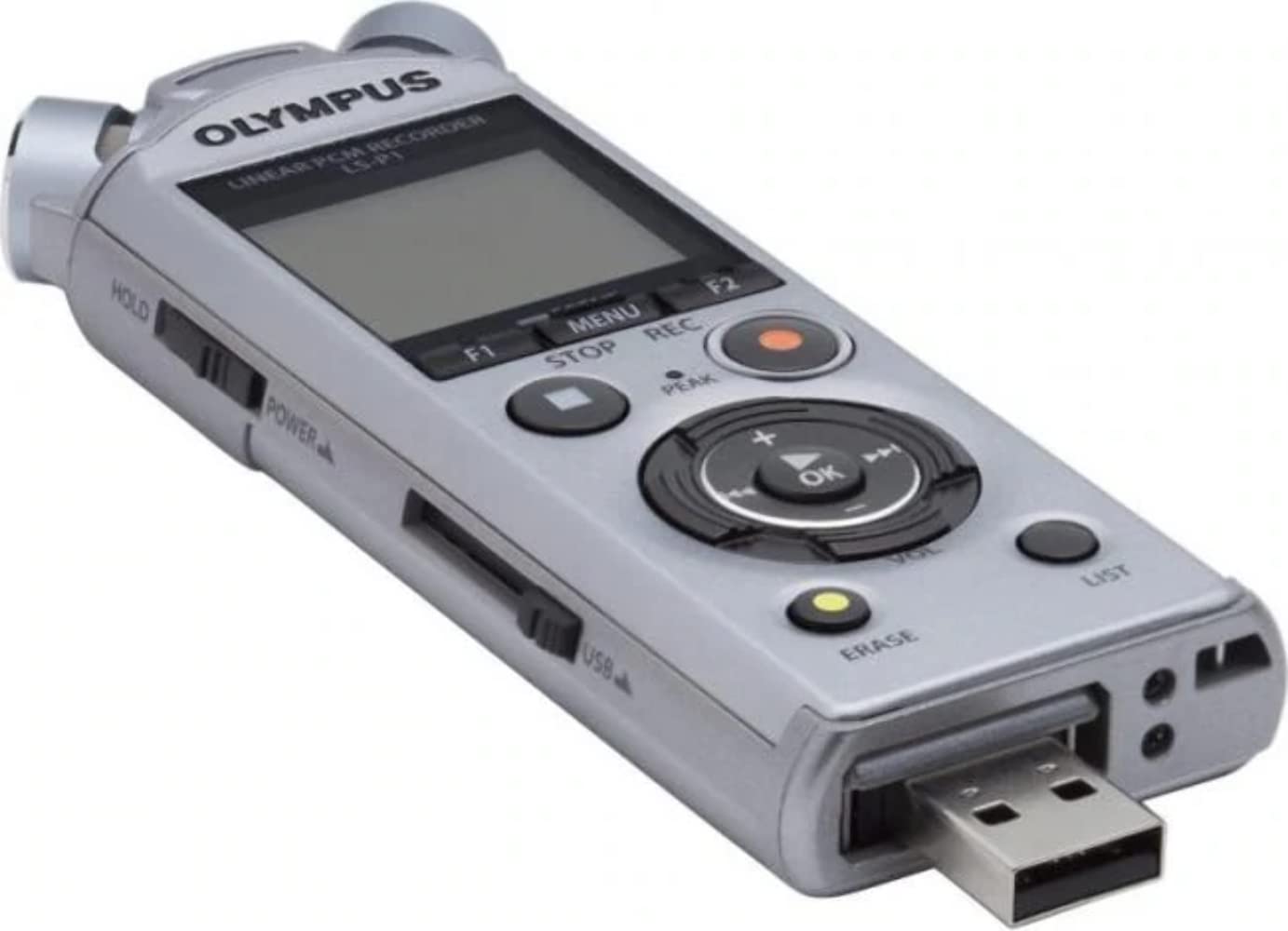 Olympus LS-P1 Hi-Res digital audio recorder with directional